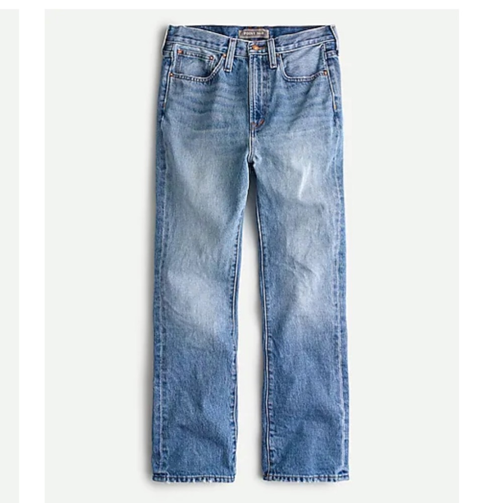NWT J. Crew Point Sur kick out crop denim. 29